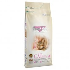BonaCibo Adult Cat Light & Sterilized для котов с курицей, анчоусами и рисом 2 кг