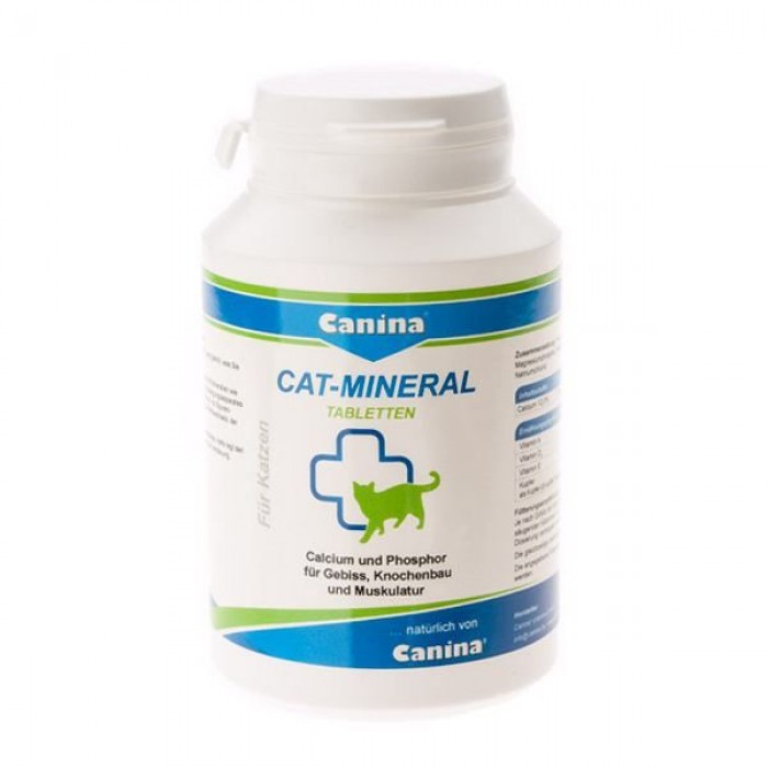 Canina Cat-Mineral Tabs минеральный комплекс для котов 75 г/150 таб.