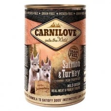 Carnilove Puppy с лососем и индейкой для щенков 400 g