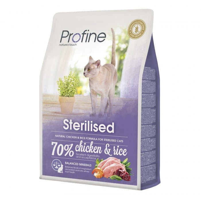Profine Cat Sterilised курица и рис для кастрированных 2 kg