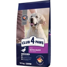 Club 4 Paws Premium Adult Large Breeds Duck сухой корм для собак крупных пород с уткой 14 кг