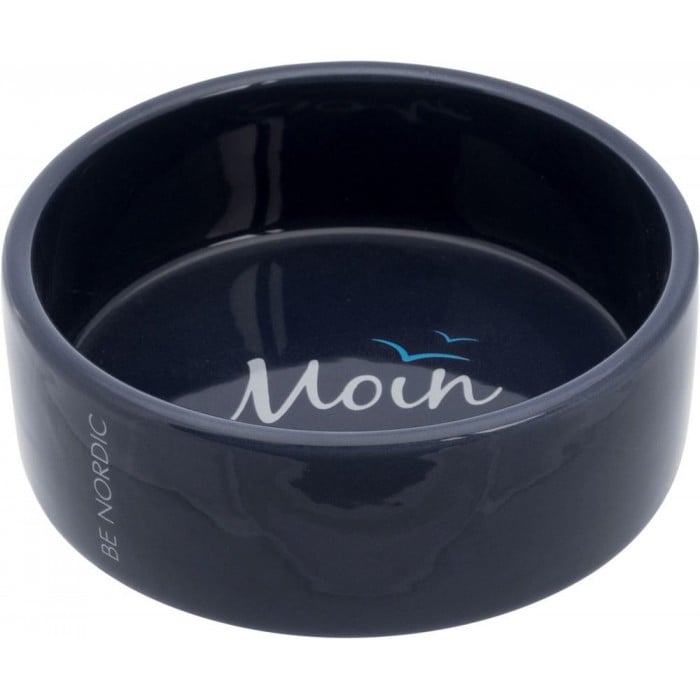 Trixie BE NORDIC керамічна миска для котів і собак темно-синя 0,3 л/12 см