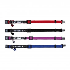 Trixie My Home нейлоновый ошейник для котов с колокольчиком  4-х цветов