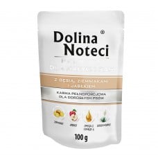 Dolina Noteci Premium влажный корм с гусем, картофелем и яблоком 100 г