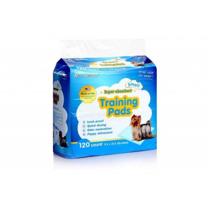 All-Absorb Super Absorbent Training Pads Regular пеленки для собак 45х60 см 120 шт
