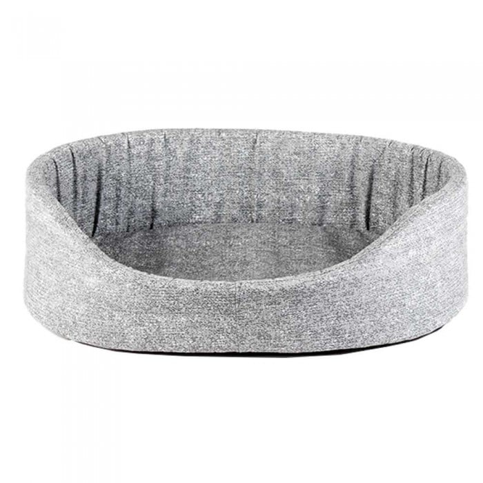 Пухнастики лежак для кошек и собак малых пород (серый) 54х40х13 см