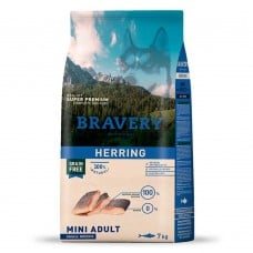 Bravery Herring Mini Adult сухой корм для собак малых пород с селедкой 7 кг