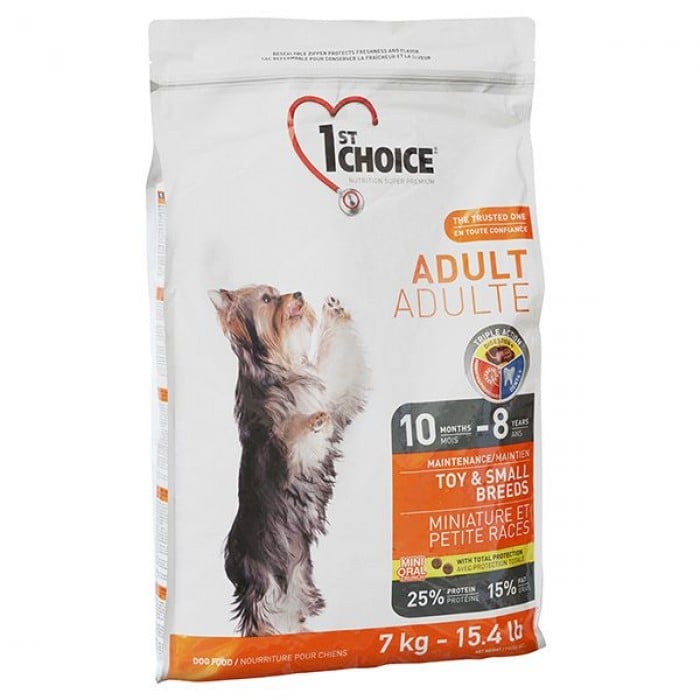 1st Choice Adult Toy & Small Chicken сухой корм для собак мини и малых пород с курицей 7 кг