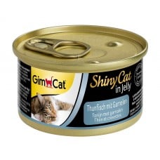 GimCat Shiny Cat тунец и креветки 70g