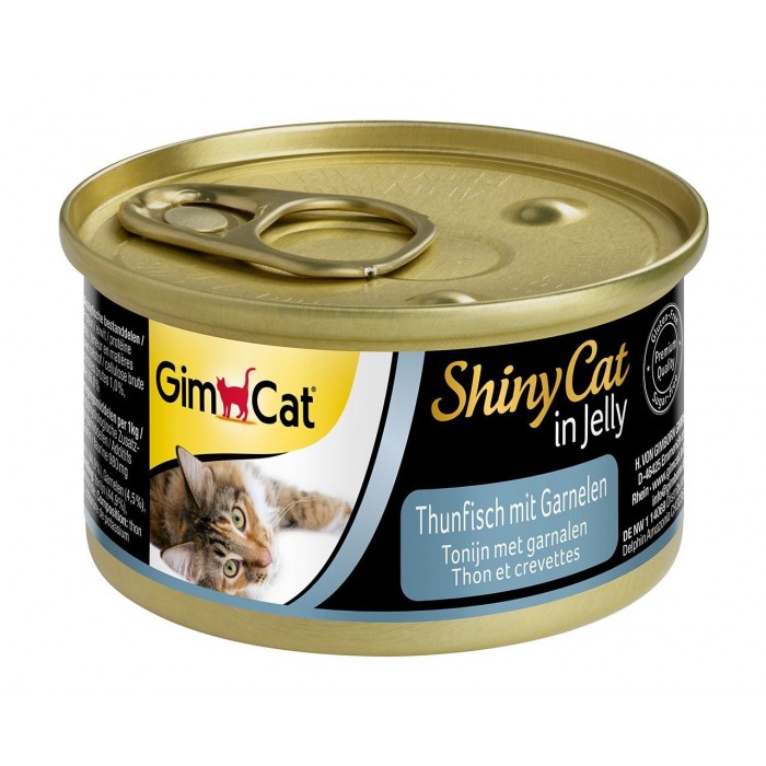 GimCat Shiny Cat тунец и креветки 70g