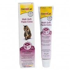 GimCat Malt-Soft Extra - паста для выведения шерсти из желудка кошек, 20г