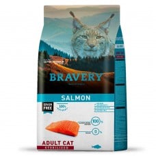 Bravery Salmon Adult Cat Sterilized сухий корм для стерилізованих котів з лососем 7 кг