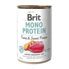 Brit Mono Protein Dog с тунцом и бататом 400 g