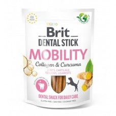 Brit Dental Stick Mobility лакомства для мобильности суставов собак с колагеном и куркумой 251г