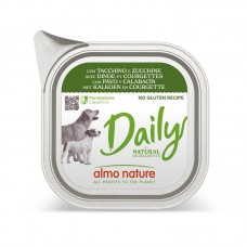 Almo Nature Daily Dog паштет с индейкой и кабачком для собак 100 г*10шт