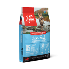 Orijen Six Fresh Fish Cat & Kitten сухий корм для котів з 6 видами риб 0,34 кг