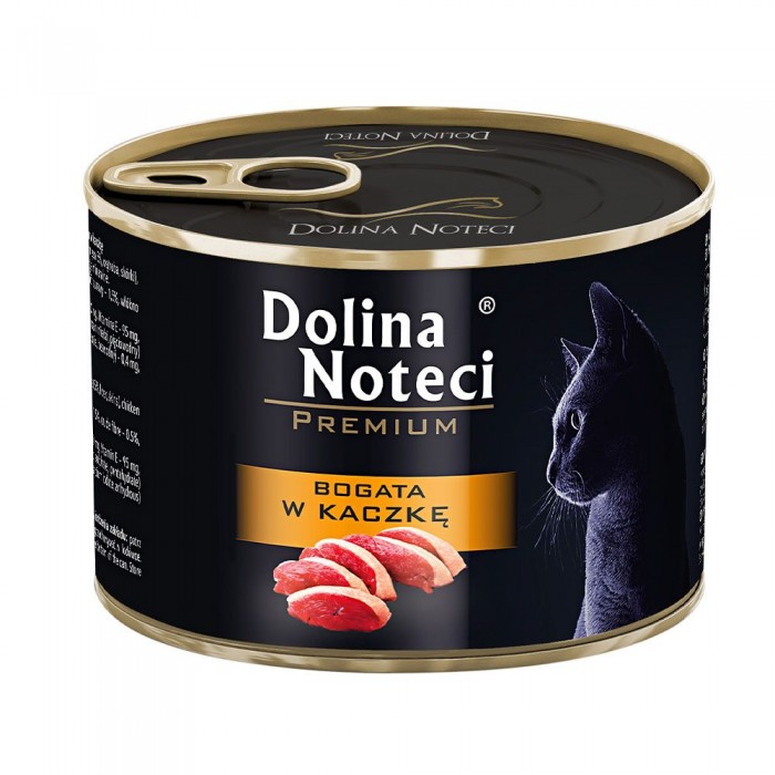 Dolina Noteci Premium влажный корм с уткой для кошек 185 г