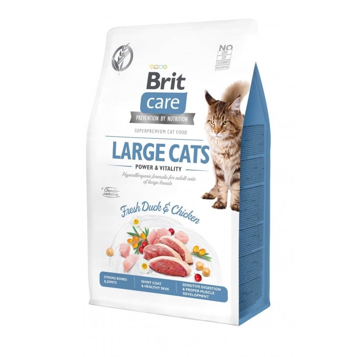 Brit Care Cat GF Large cats Power and Vitality, (для кішок великих порід)