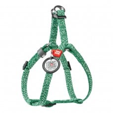 Collar WAUDOG Re-cotton шлея для котов и малых собак с QR-паспортом (зеленая) XS