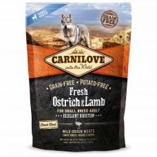 Carnilove Fresh Ostrich and Lamb for Small Breed Dogs с мясом страуса и ягненка для взрослых собак малых пород 1,5 kg