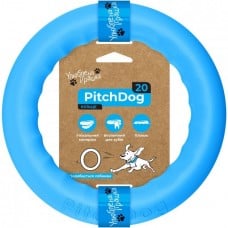 PitchDog игрушка для собак игровое кольцо (голубая) 20 см