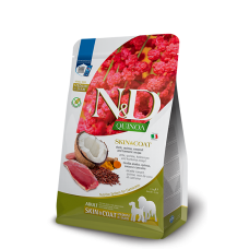 Farmina N&D Quinoa Dog Adult Medium & Maxi Skin & Coat Duck & Coconut для средних и крупных пород с уткой, киноа, кокосом и куркумой 7 кг