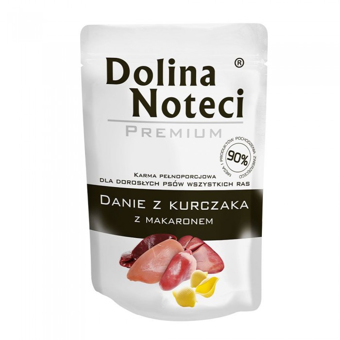Dolina Noteci Premium Danie вологий корм для собак з куркою та локшиною 100 г