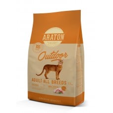 Araton Outdoor Adult All Breeds сухой корм для взрослых котов с курицей и индейкой 1,5кг