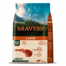 Bravery Lamb Large/Medium Adult сухий корм для собак середніх та великих порід з ягням 12 кг