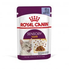 ROYAL CANIN SENSORY TASTE влажный корм для взрослых кошек в желе 85г*12шт
