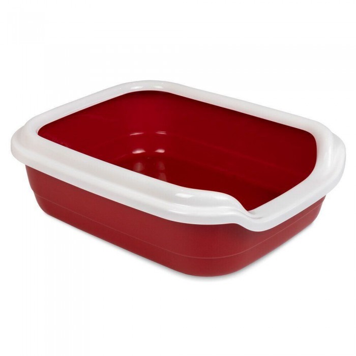 Comfort M туалет для кошек с бортиком бордо 41х30х13,5 см
