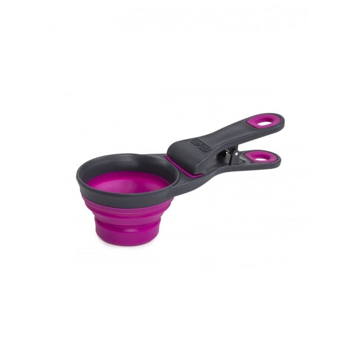 Dexas Collapsible KlipScoop™ складний мірний стакан на кліпсі 120 мл