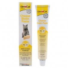 GimCat Cheese Biotin Paste - паста с сыром и биотином для кошек, 50 g