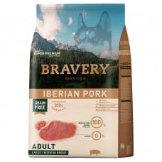 Bravery Iberian Pork Large/Medium Adult для собак средних и крупных пород с иберийской свининой 4 кг