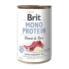 Brit Mono Protein Dog с ягненком и темным рисом 400 g