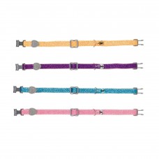 Trixie Glitter нейлоновый ошейник для котов с колокольчиком  4-х цветов