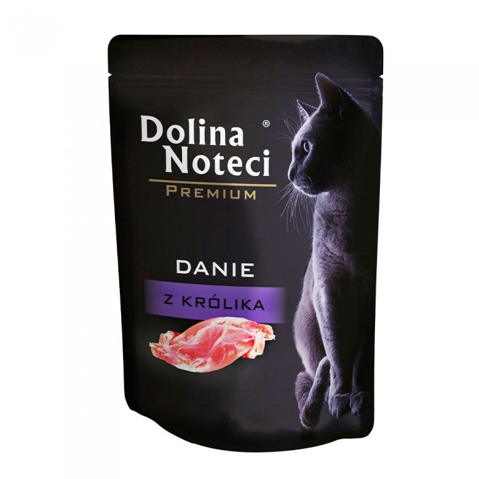 Dolina Noteci Danie влажный корм с кроликом для кошек 85 г