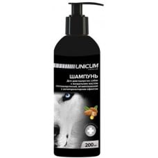 Unicum шампунь для длинношерстных собак с миндальным маслом 200 мл.