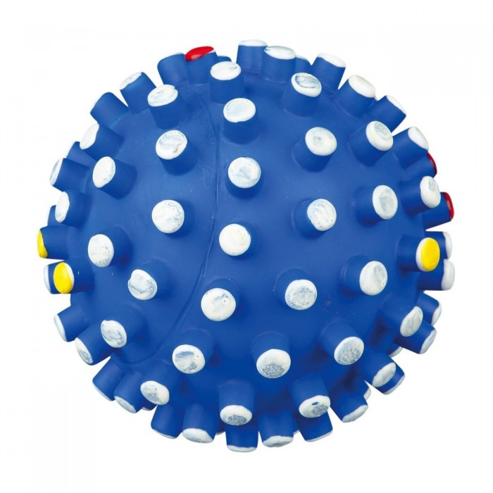 Trixie іграшка для собак м'яч з шипами та пищалкою 12 см