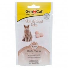 GimCat Skin & Coat Tabs - лакомства для здоровья кожи и шерсти кошек, 40 г