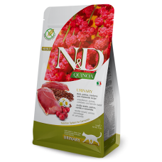 Farmina N&D Quinoa Cat Adult Urinary Duck & Cranberry для профилактики мочекаменной болезни с уткой, киноа, клюквой и ромашкой 0,3 кг