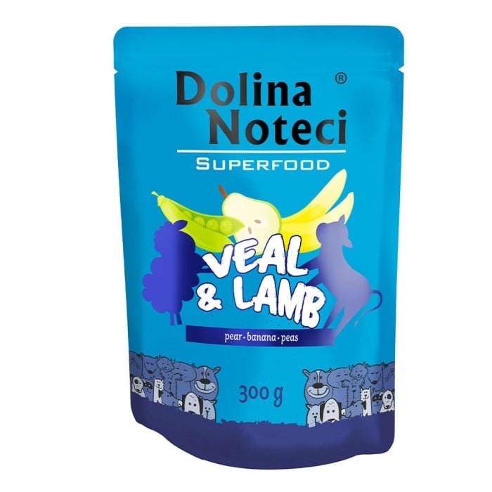 Dolina Noteci Superfood влажный корм с телятиной и бараниной 300 г
