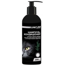 Unicum шампунь-кондиционер для кошек с маслом чайного дерева 200 мл.