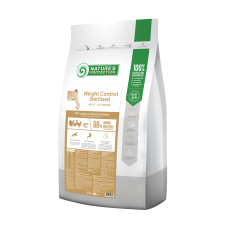 Nature's Protection Weight Control Sterilised Adult All Breeds для стерилизованных собак 12 кг