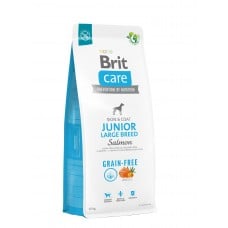 Brit Care Dog Grain-free Junior Large Breed беззерновой корм для молодых собак крупных пород с лососем 12 кг