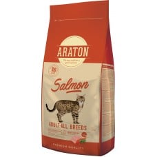 Araton Salmon Adult All Breeds сухой корм для взрослых котов с лососем 15кг