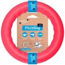 PitchDog игрушка для собак игровое кольцо (розовая) 20 см