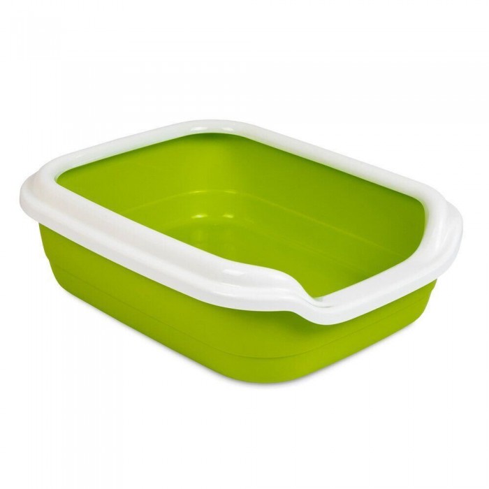 Comfort M туалет для кошек с бортиком лайм 41х30х13,5 см