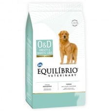 Equilibrio Veterinary Dog Obesity & Diabetic сухой корм для собак при ожирении и сахарном диабете 7,5кг