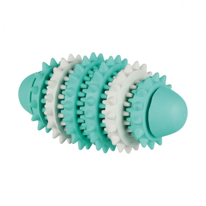 Trixie Denta Fun іграшка для собак м'яч-котушка для зубів регбі 15 см